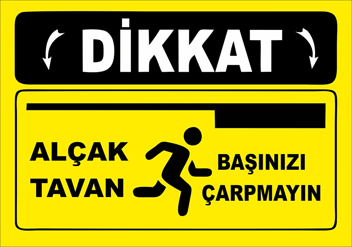 Alçak Tavan 21x29 Arkası Yapışkanlı Sticker