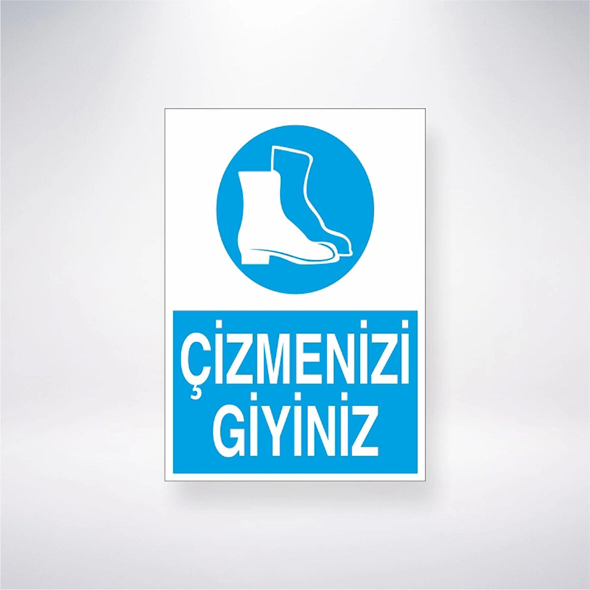 Çizmenizi Giyiniz Sticker 20X28 Cm