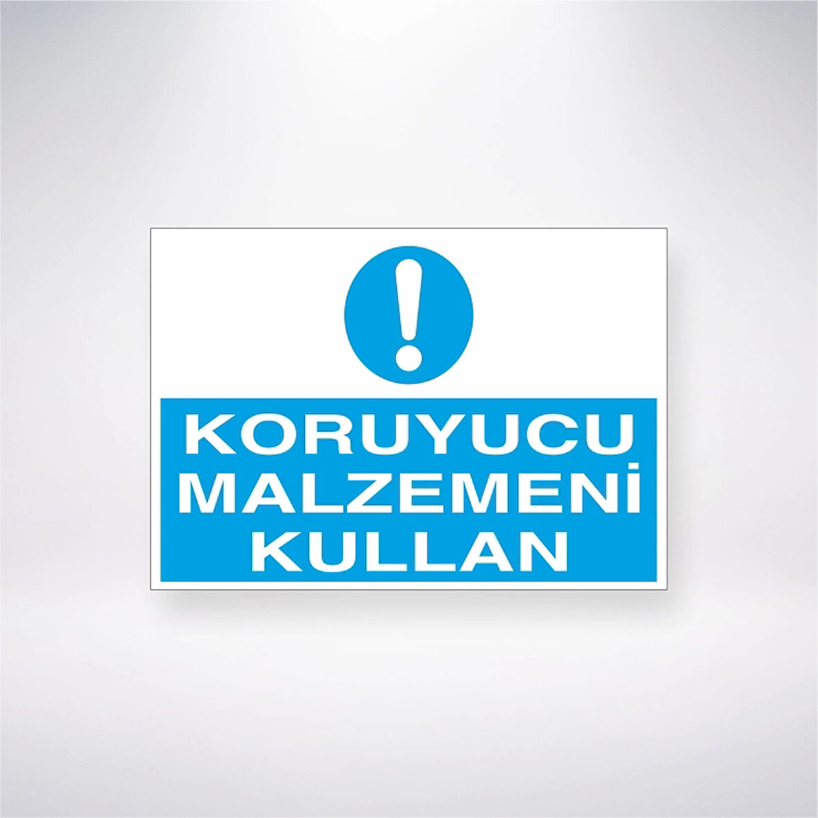 Koruyucu Malzemeni Kullan Sticker 20X28 Cm