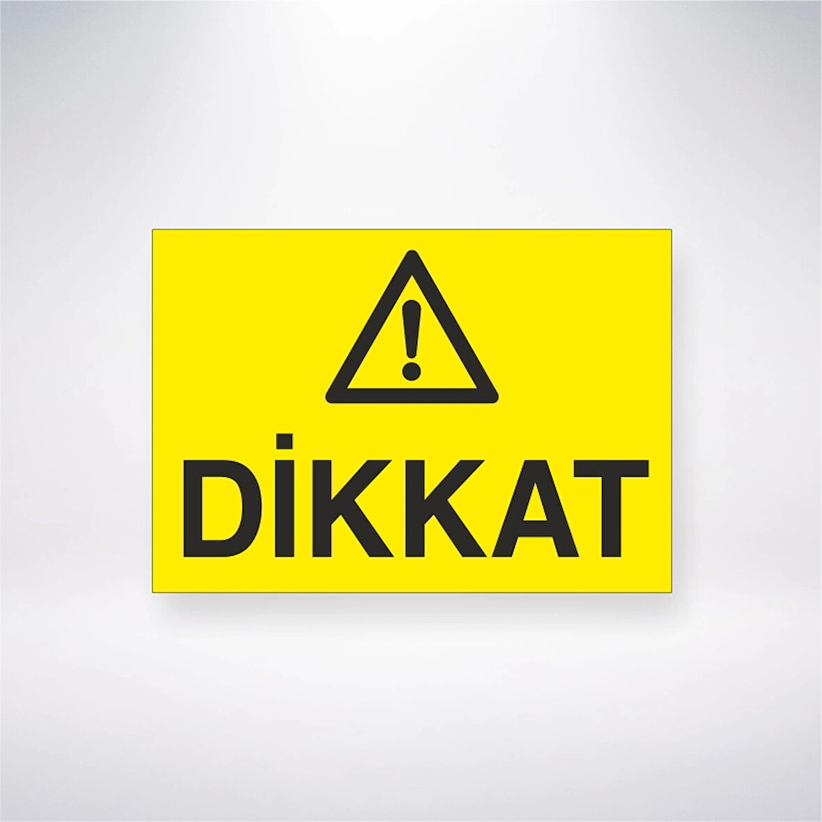 Dikkat Sticker 20X28 Cm