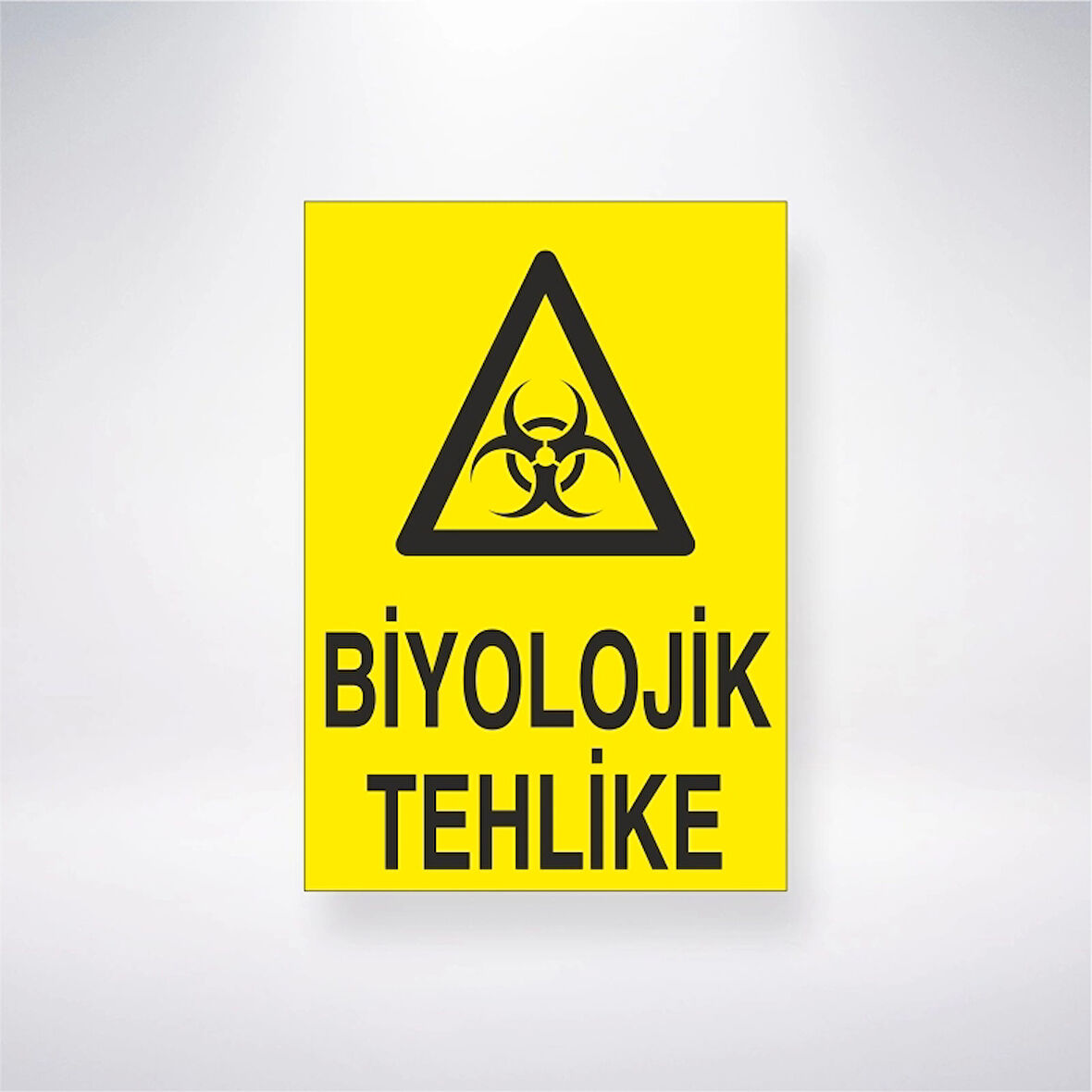 Biyolojik Tehlike Sticker 20X28 Cm