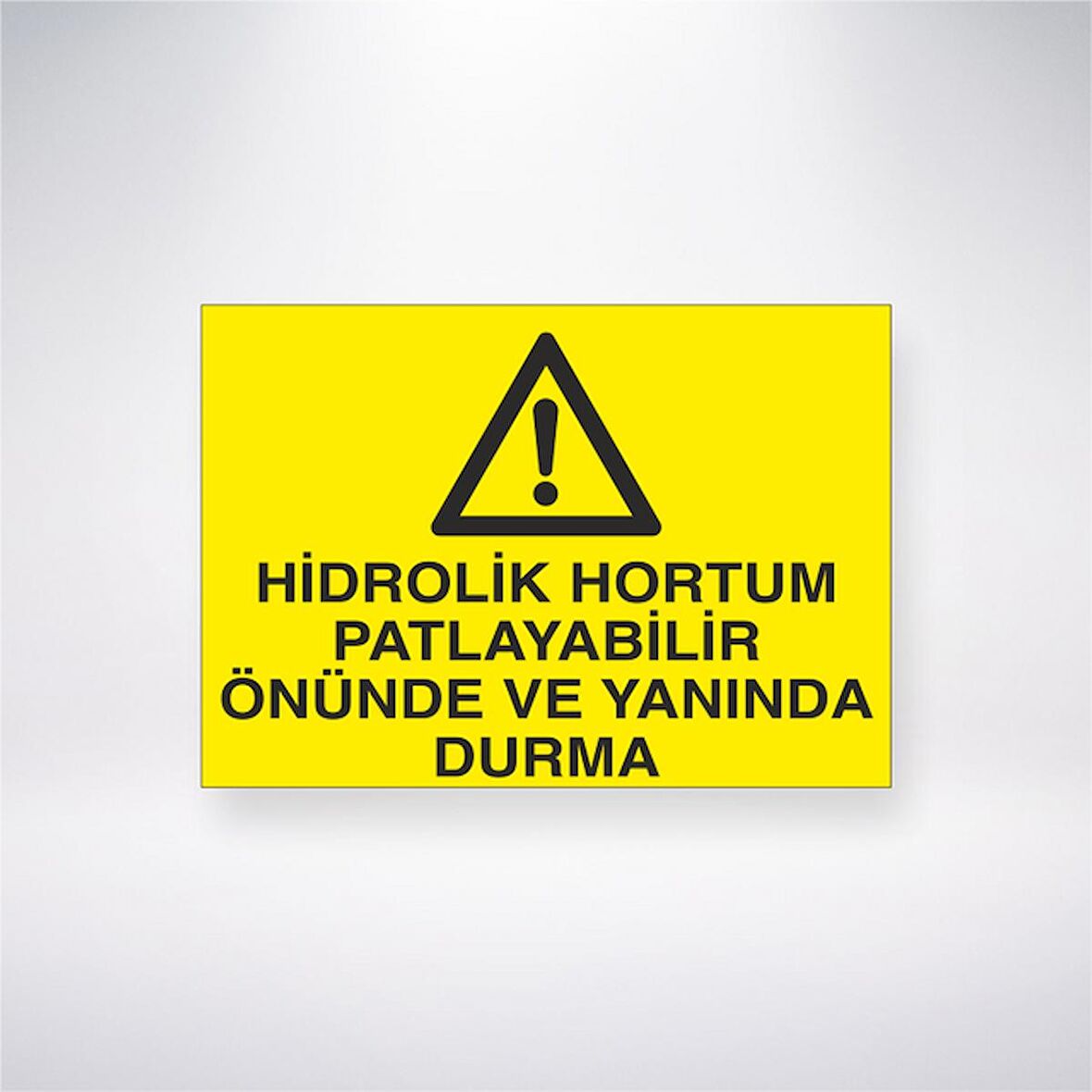 Hidrolik Hortum Patlayabilir Önünde ve Yanında Durma