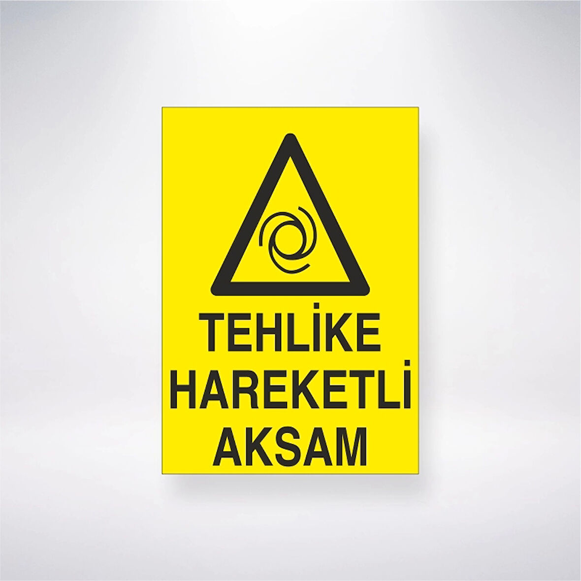 Tehlike Hareketli Aksam Sticker 20X28 Cm