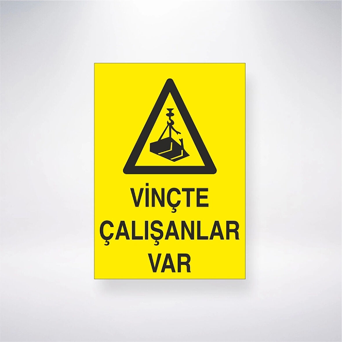 Vinçte Çalışanlar Var Sticker 20X28 Cm
