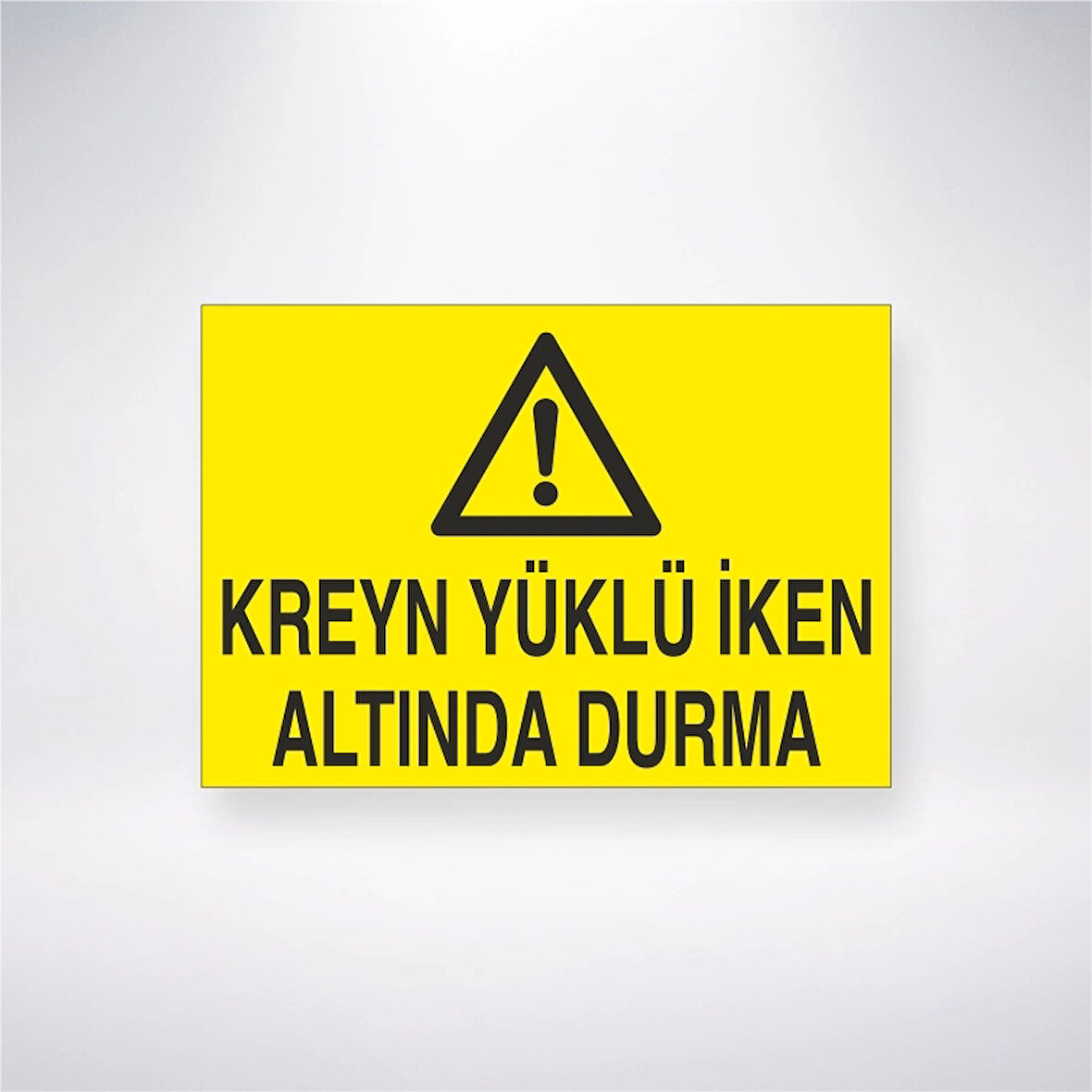 Kreyn Yüklü İken Altında Durma Sticker 20X28 Cm