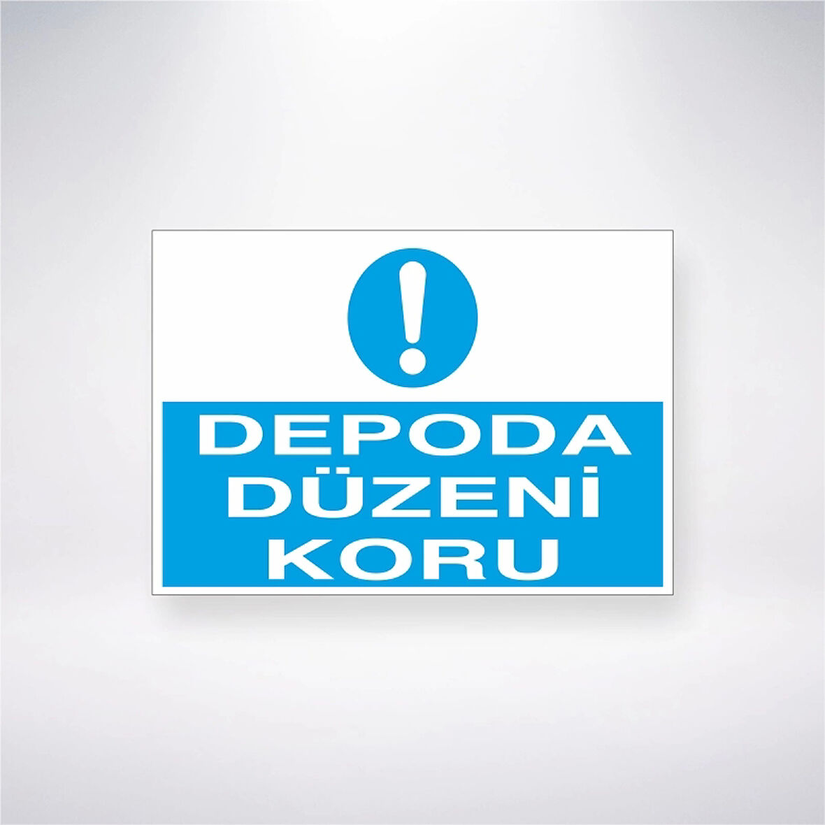 Depoda Düzeni Koru Sticker 20X28 Cm