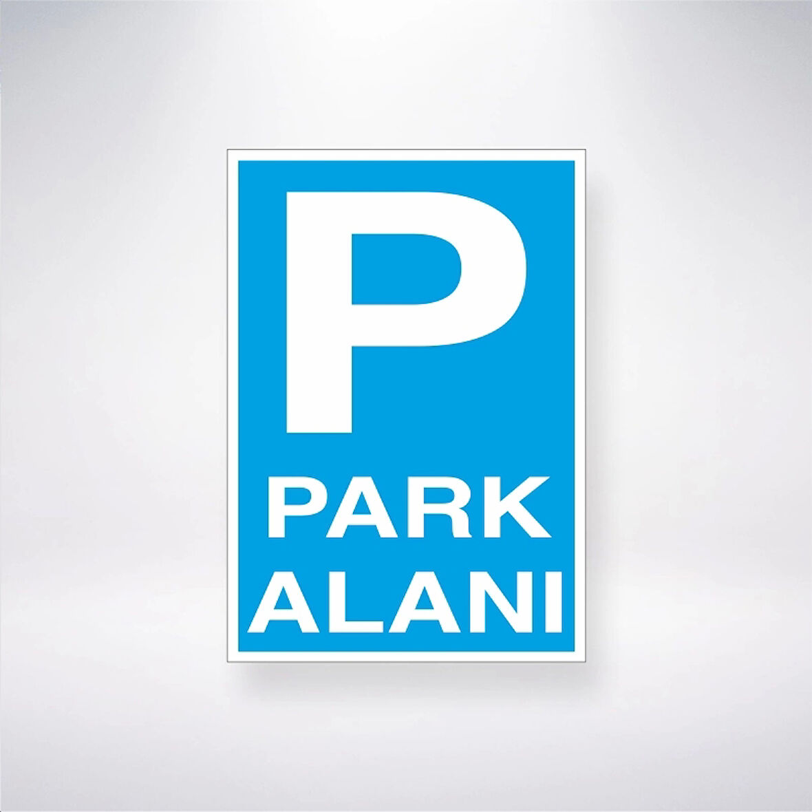 P Park Alanı Sticker 20X28 Cm