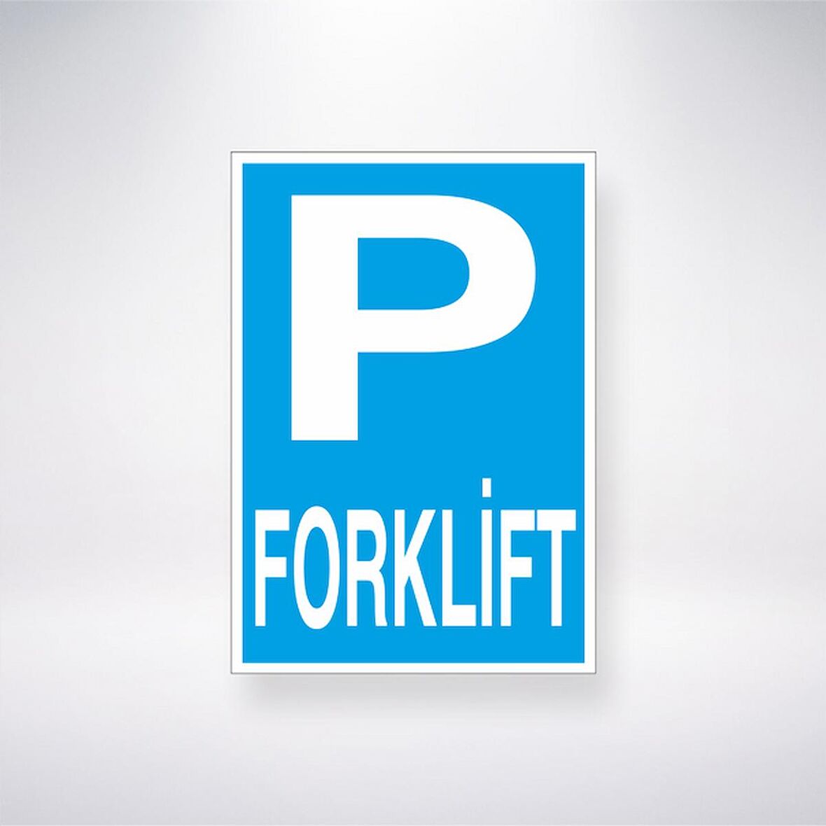 P Forklift 21x35 Arkası Yapışkanlı Levha