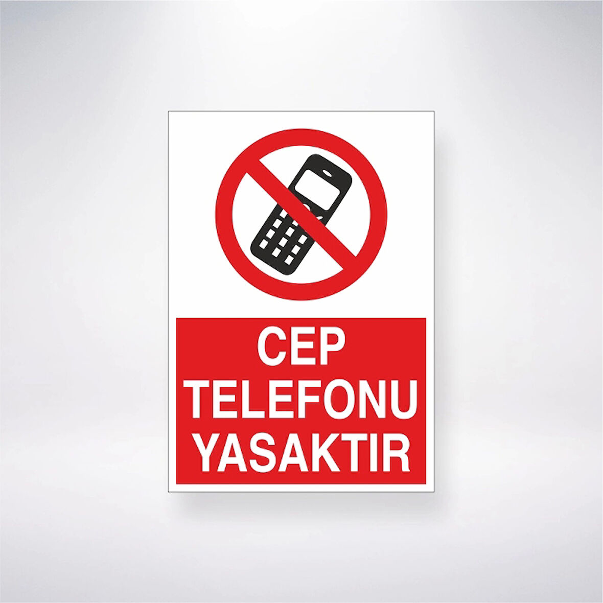 Cep Telefonu Yasaktır Sticker 20X28 Cm
