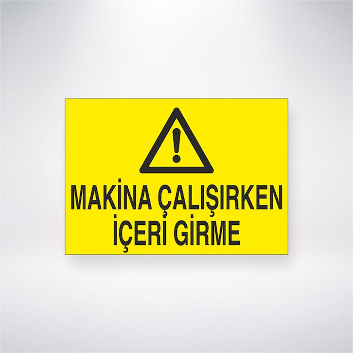 Makine Çalışırken İçeri Girme