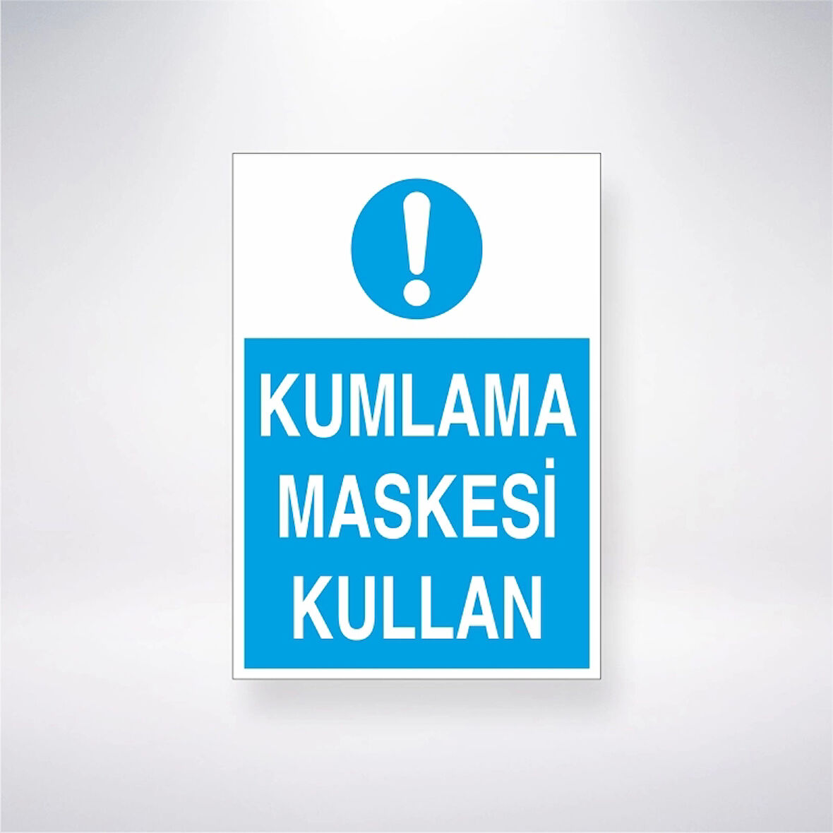 Kumlama Maskesi Kullan Sticker 20X28 Cm