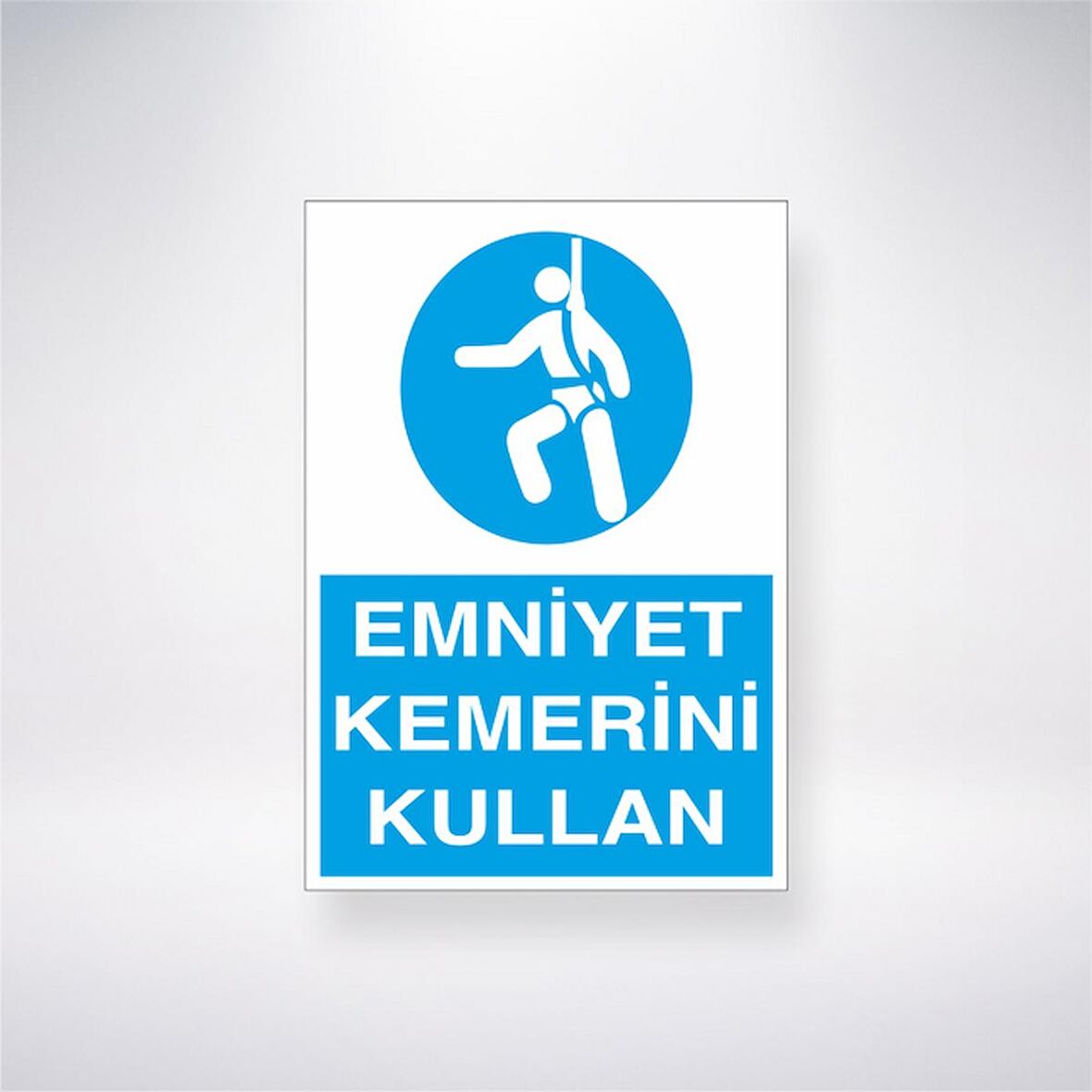 Emniyet Kemerini Kullan 21x35 Arkası Yapışkanlı Levha