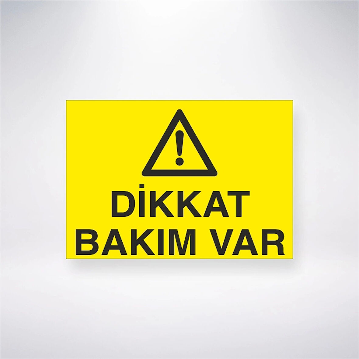 Dikkat Bakım Var Sticker 20X28 Cm