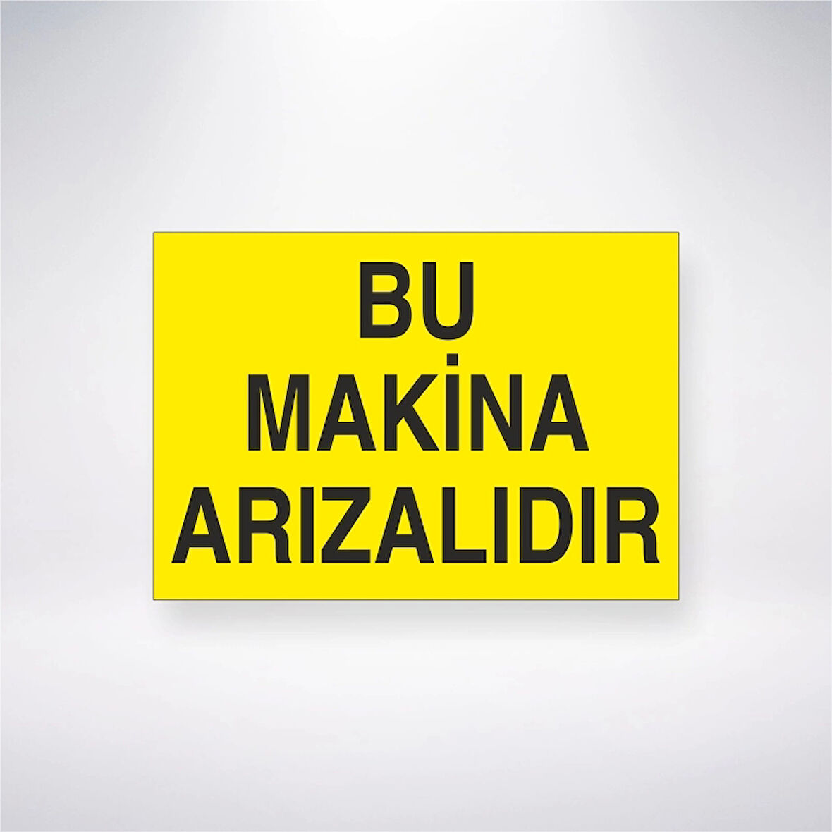Bu Makine Arızalıdır Sticker 20X28 Cm