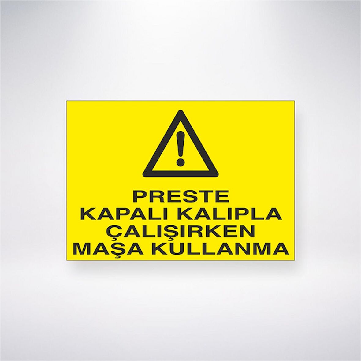 Preste Kapalı Kalıpla Çalışırken Maşa Kullanma