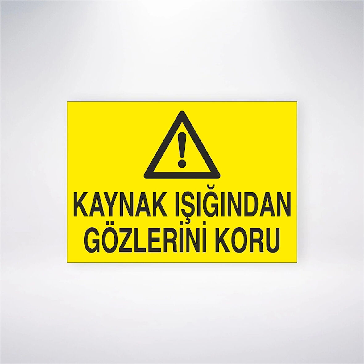 Kaynak Işığından Gözlerini Koru Sticker 20X28 Cm