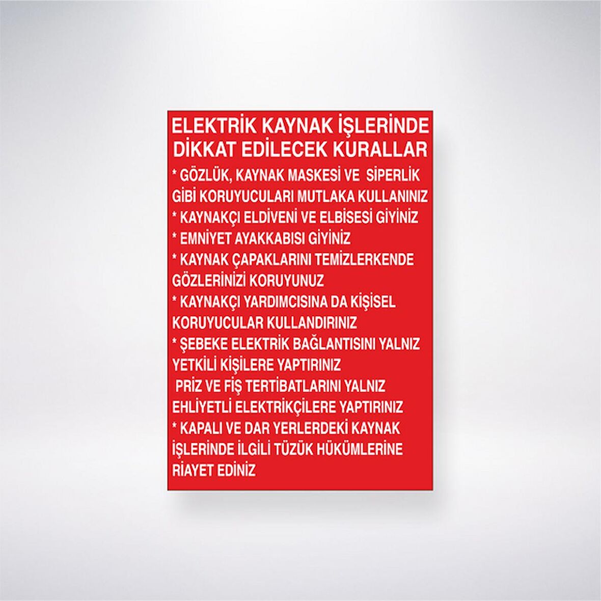 Elektrik Kaynak İşlerinde Dikkat Edilecek Kurallar