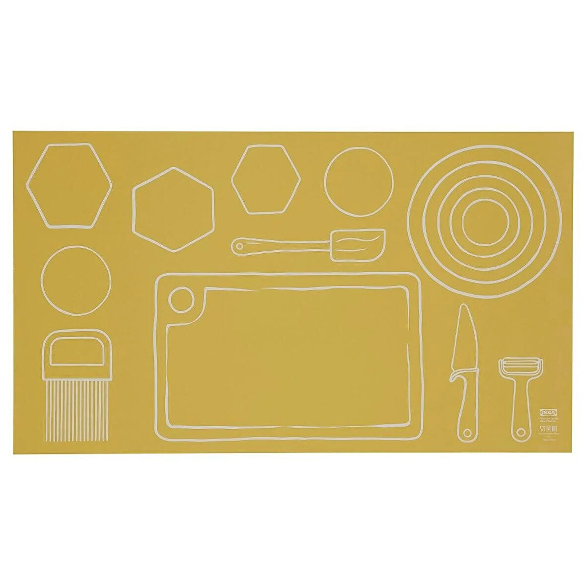 Ikea Tabberas Pişirme Kâğıdı Sarı 72x42 Cm
