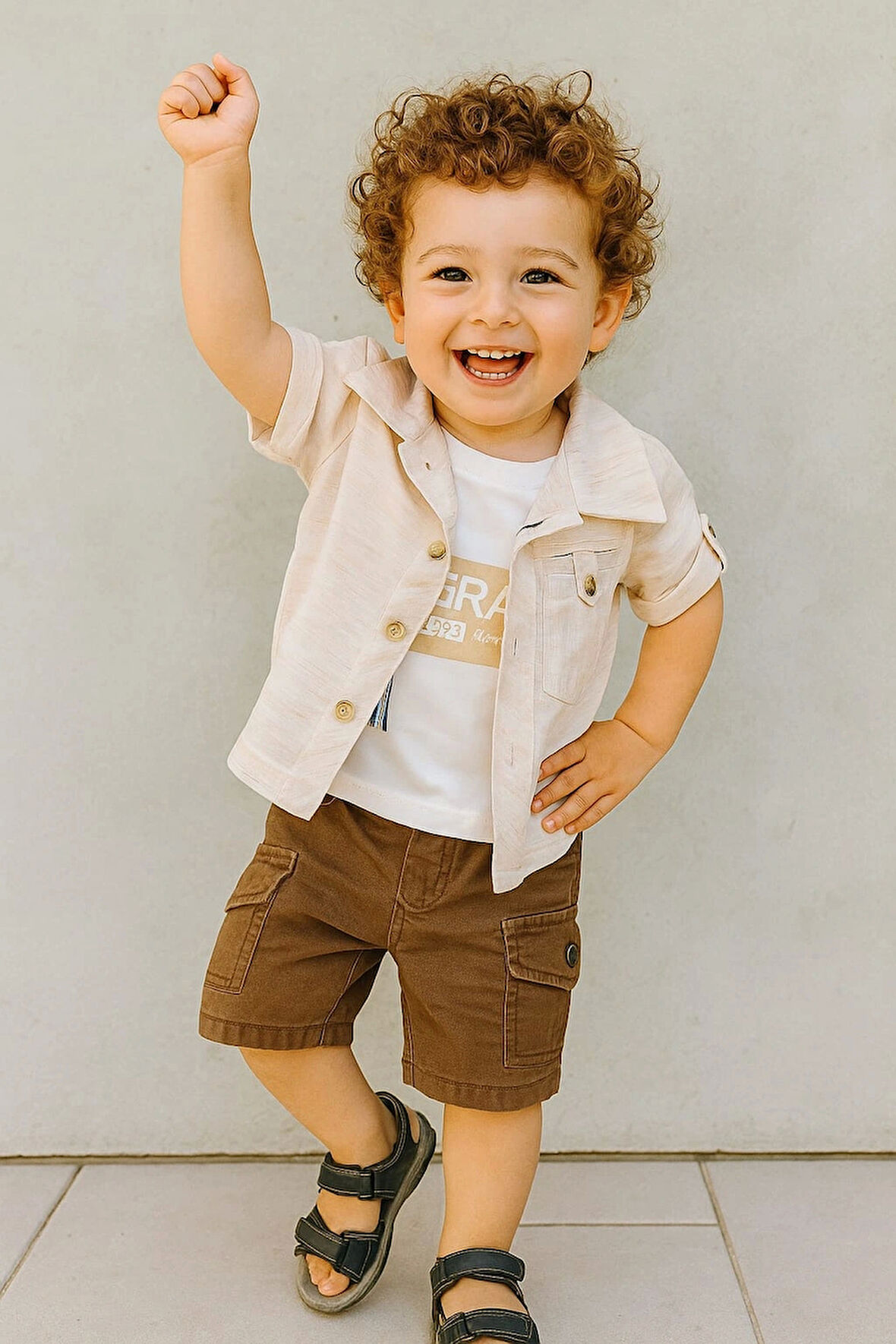 Kapri Pantolon Gömlekli 3'lü Takım