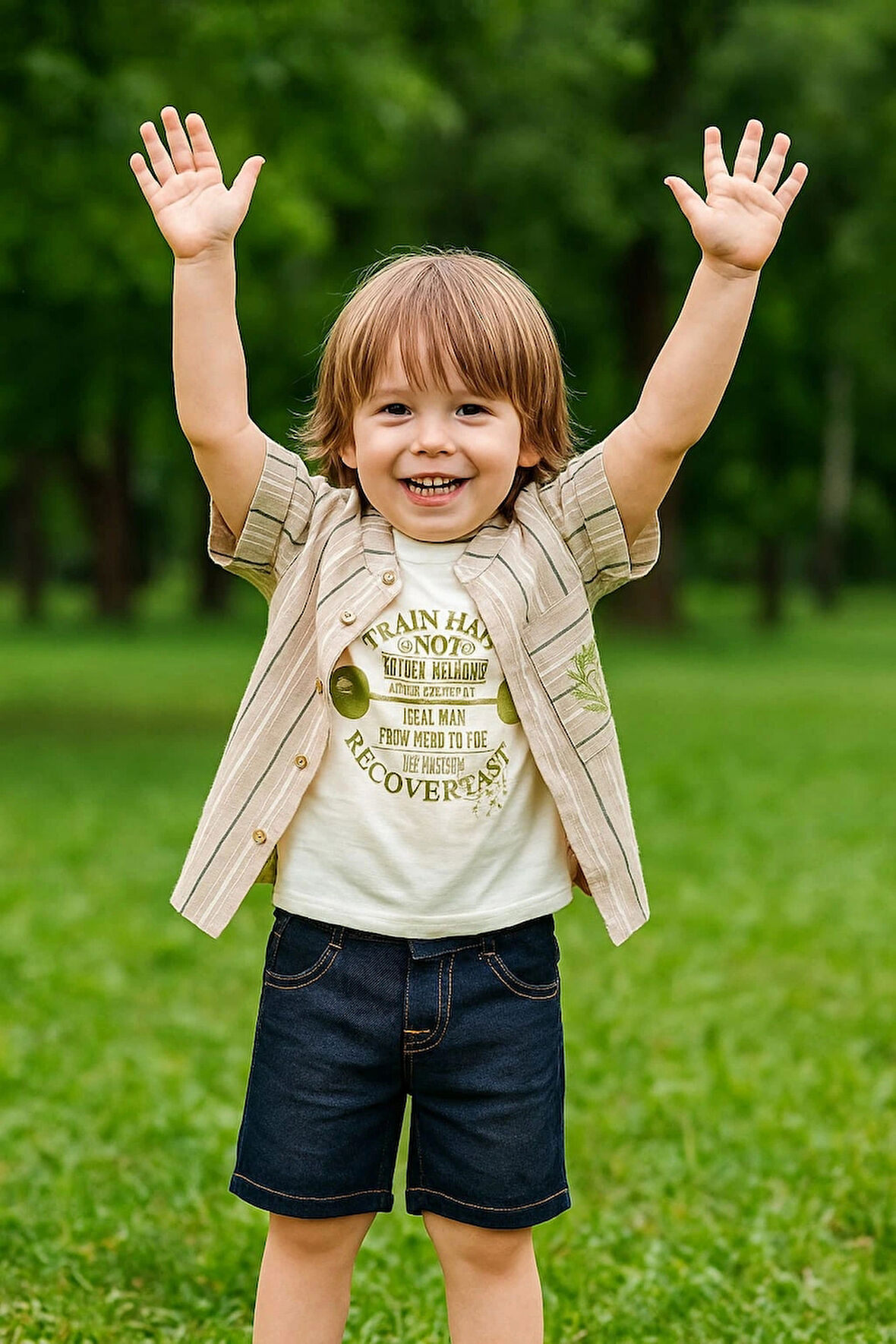 Kot Gömlekli 3'lü Takım