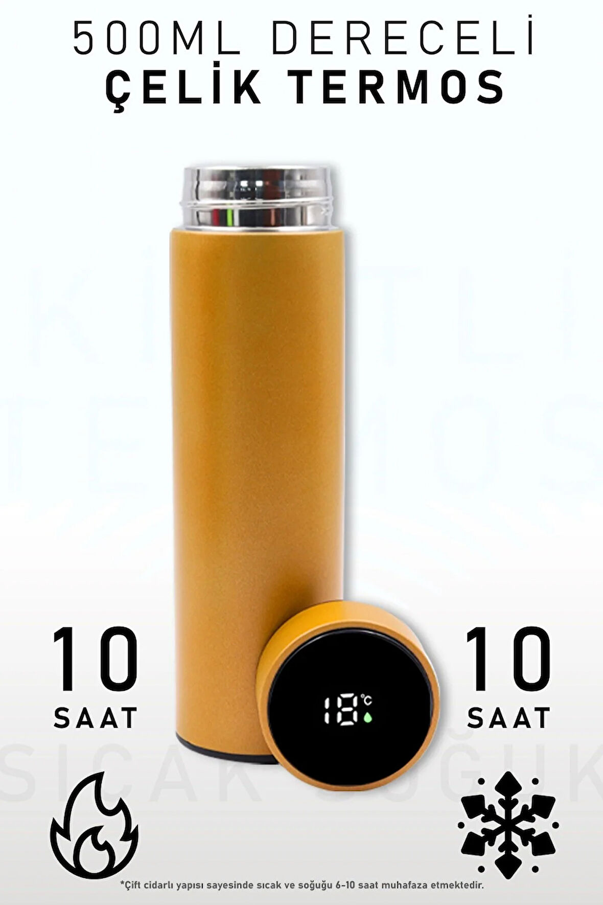 500 Ml Dereceli Termos