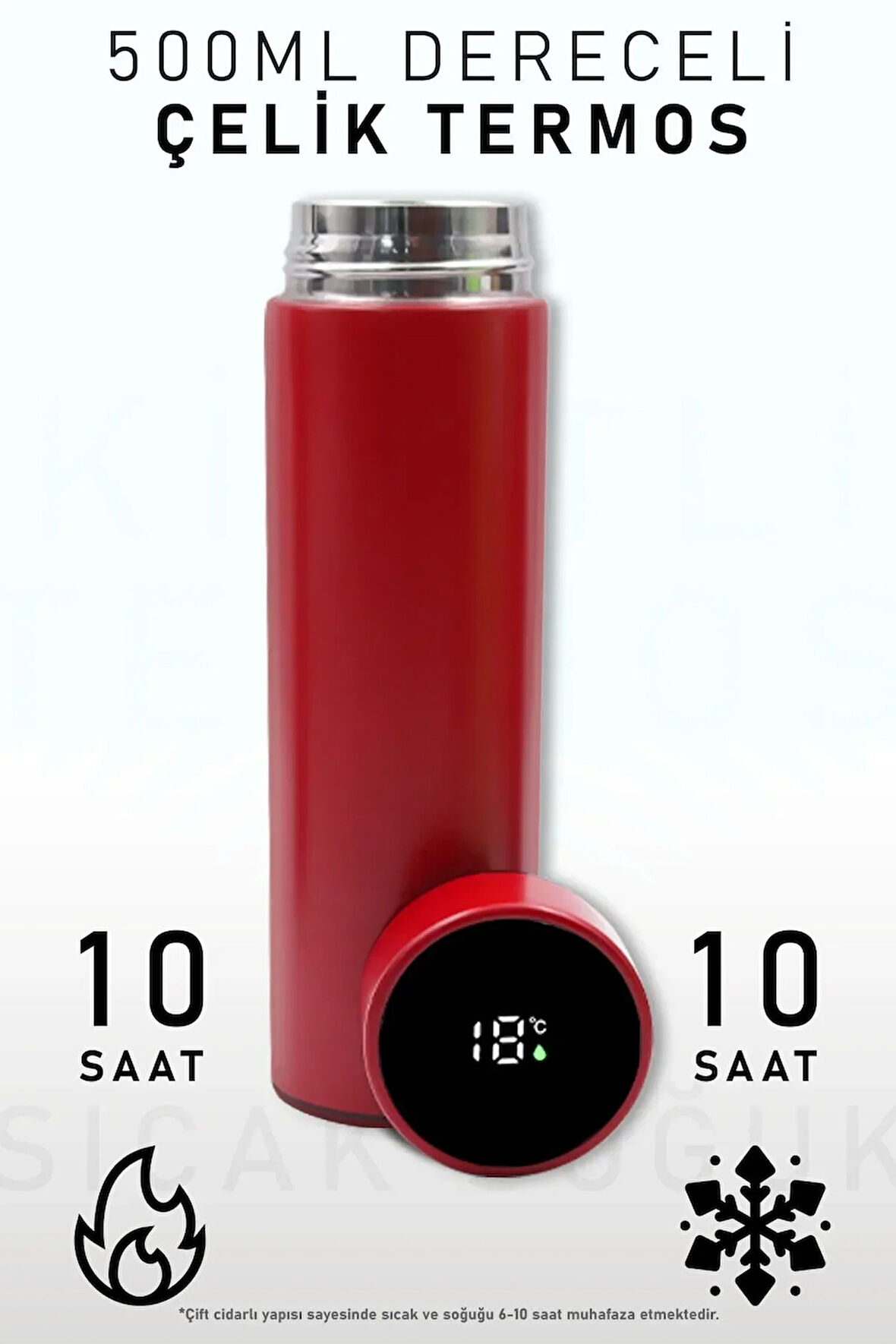 500 Ml Dereceli Termos