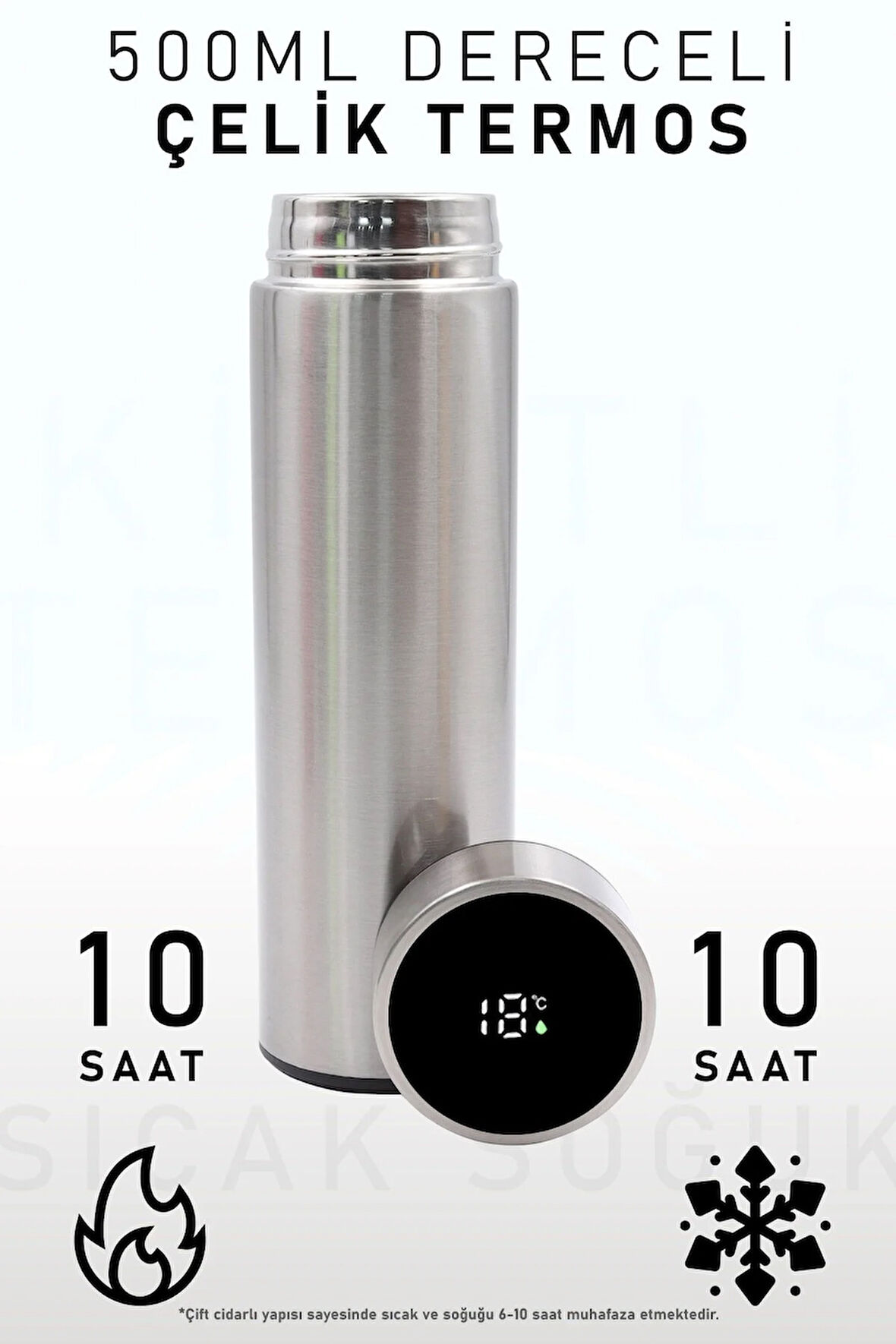 500 Ml Dereceli Termos