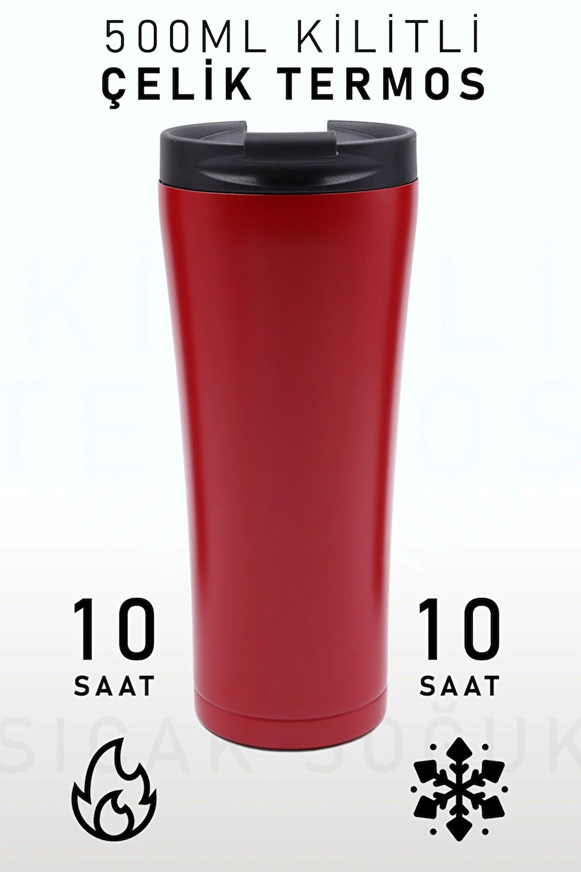500 Ml Kilitli Termos