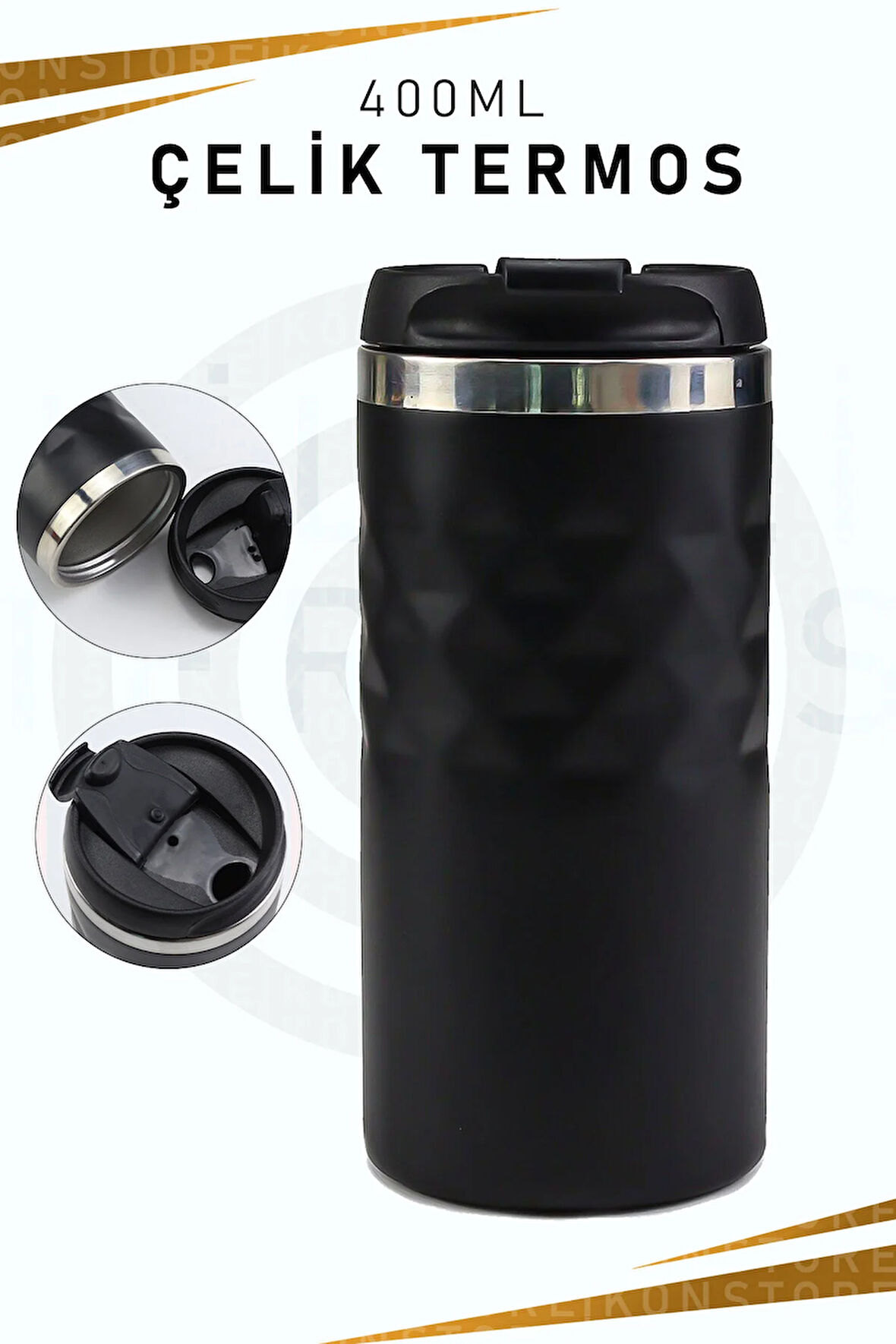 Kristal Çelik Termos 300ml