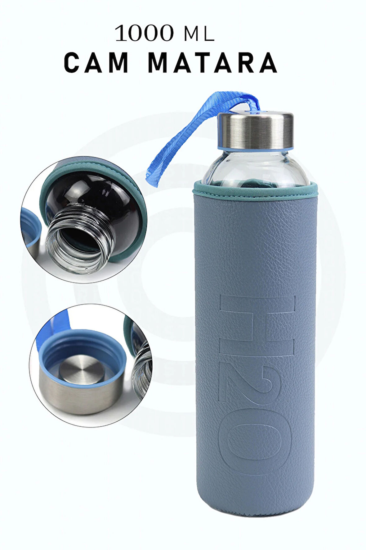 Kılıflı Cam Matara 500ml