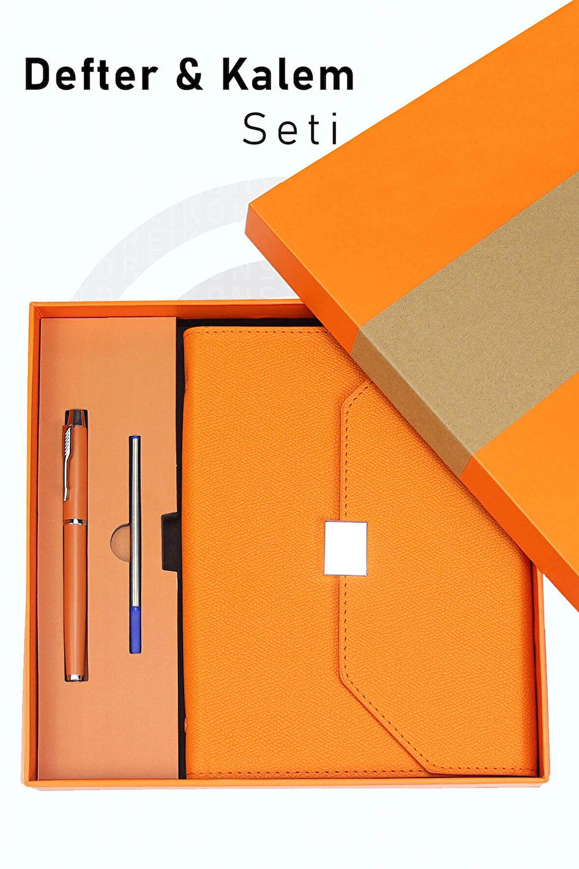 Özel Kutusunda Defter Kalem Seti