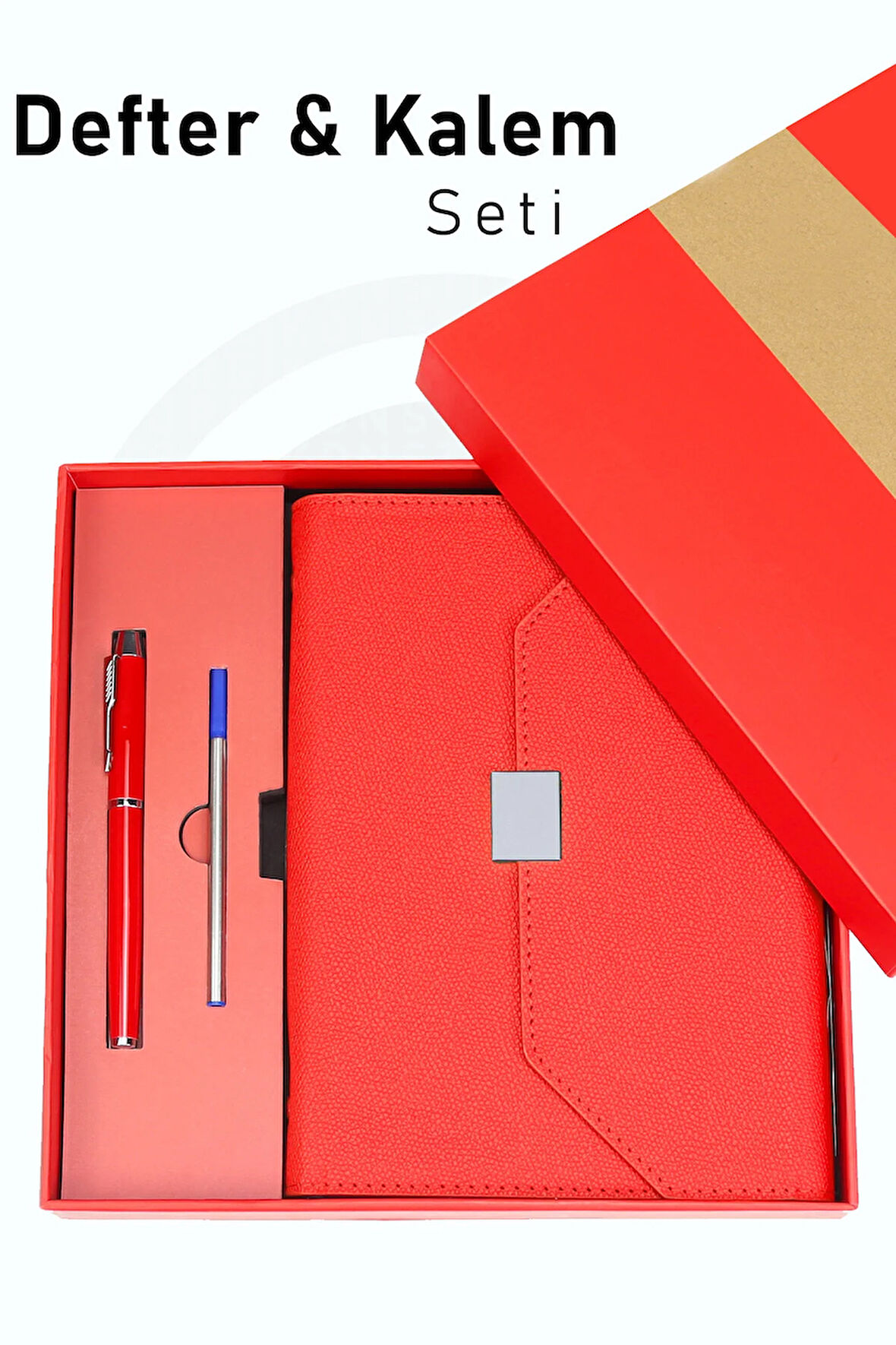 Özel Kutusunda Defter Kalem Seti