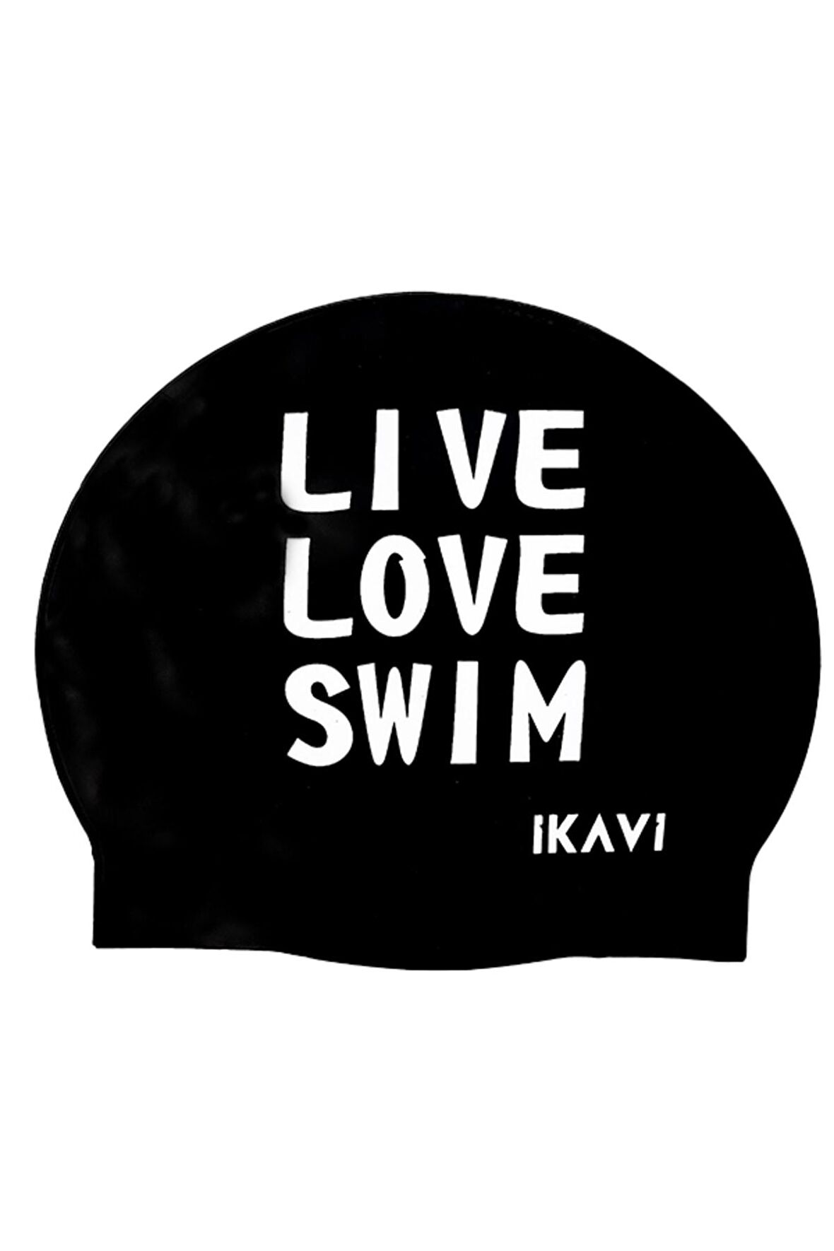 Liveloveswim Baskılı Silikon Bone (siyah)