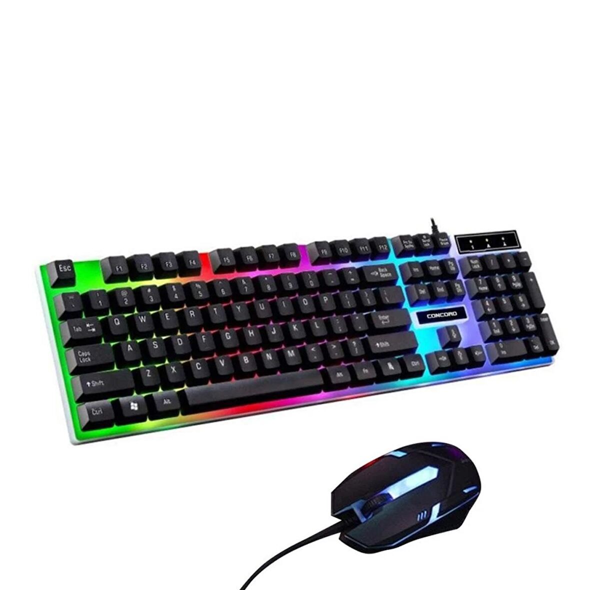 Concord C-56 Led Gaming Klavye Mouse Seti