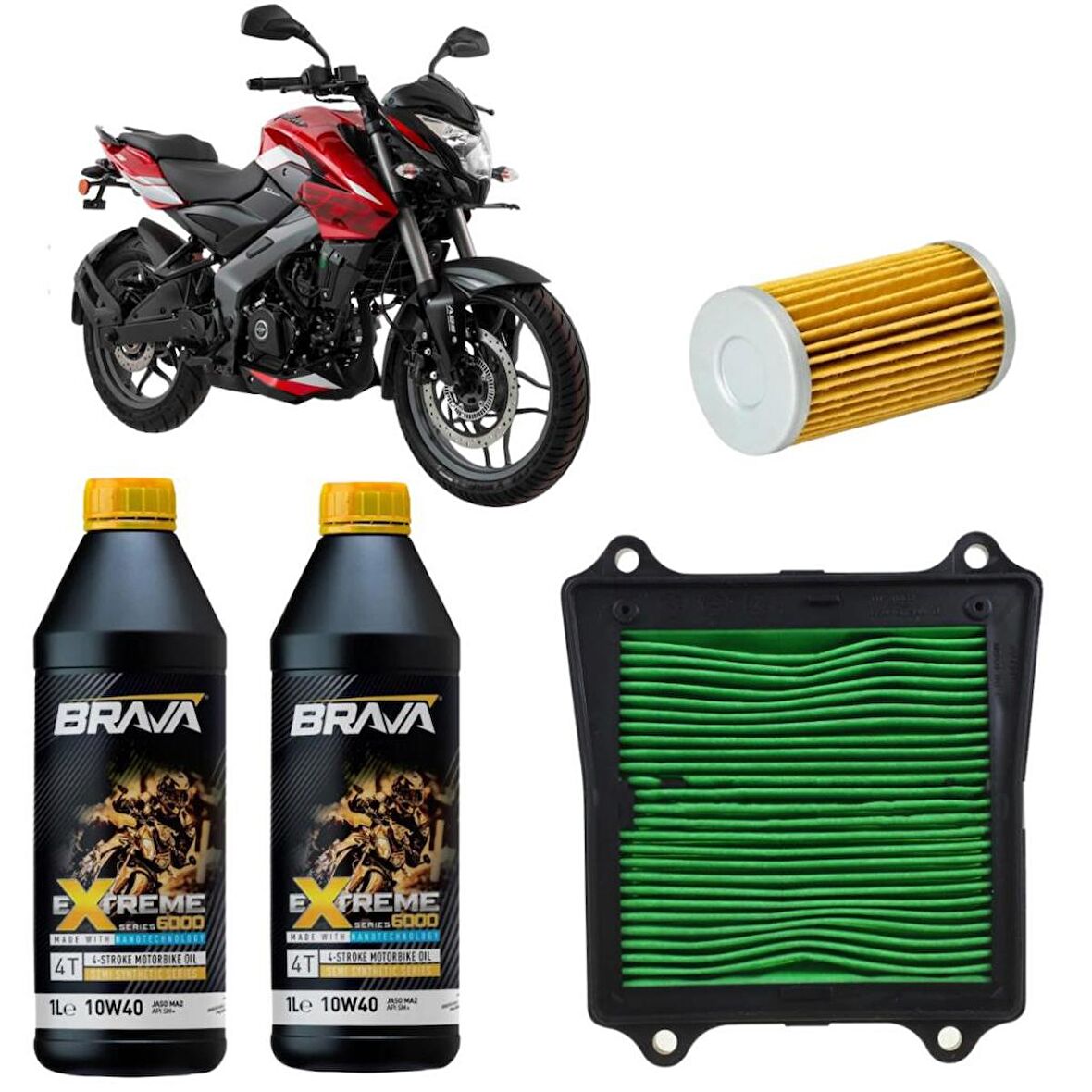 Bajaj Pulsar 200 NS Brava Bakım Seti Extreme 6000