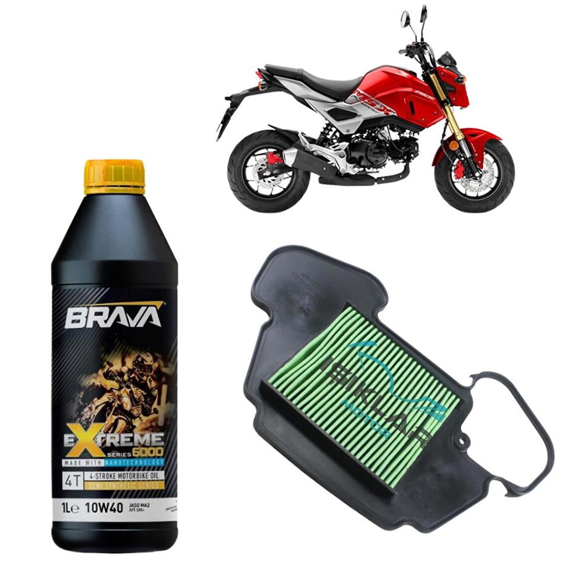 Honda MSX 125 Brava Bakım Seti Extreme 6000