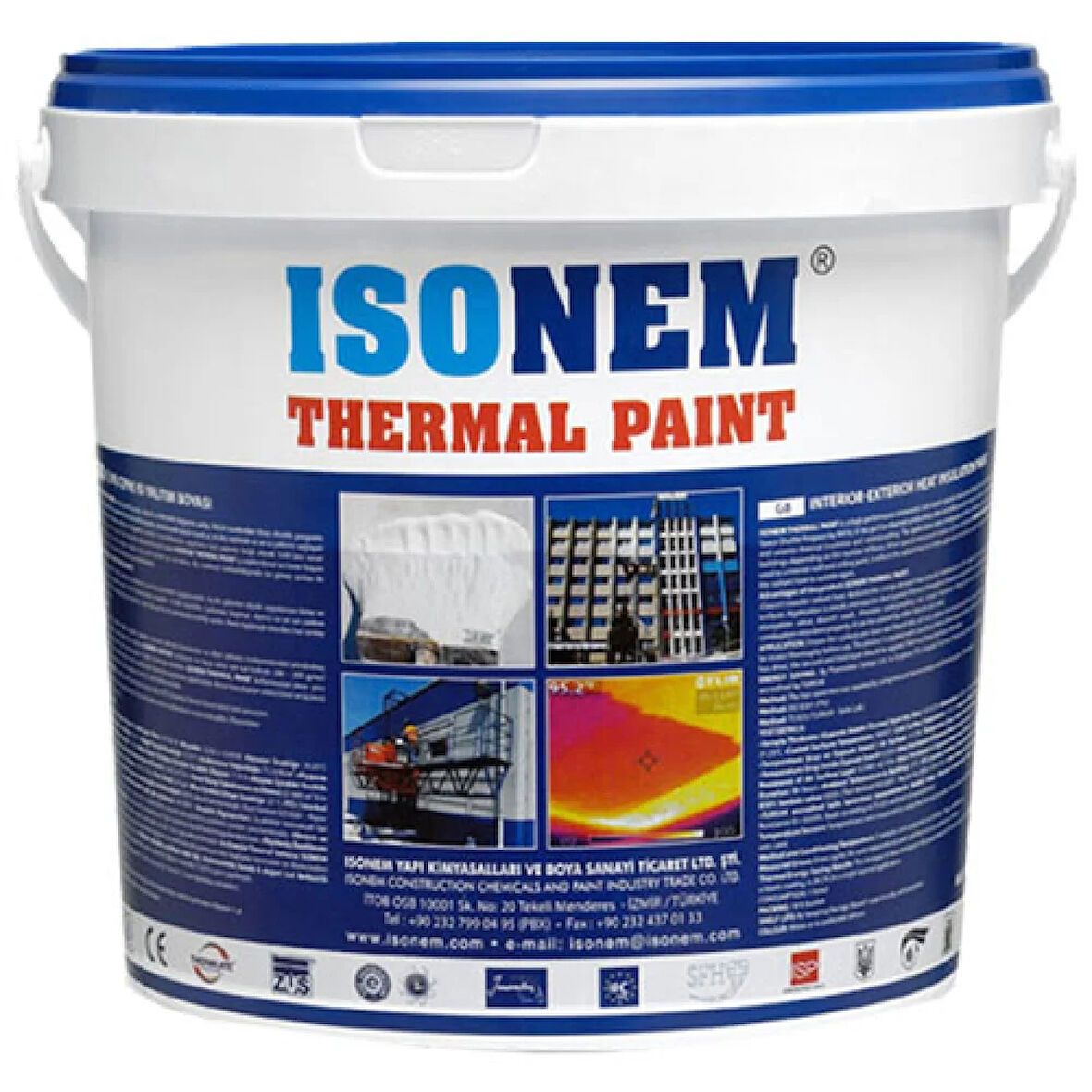 İSONEM THERMAL PAINT ISI YALITIM BOYASI 10 L