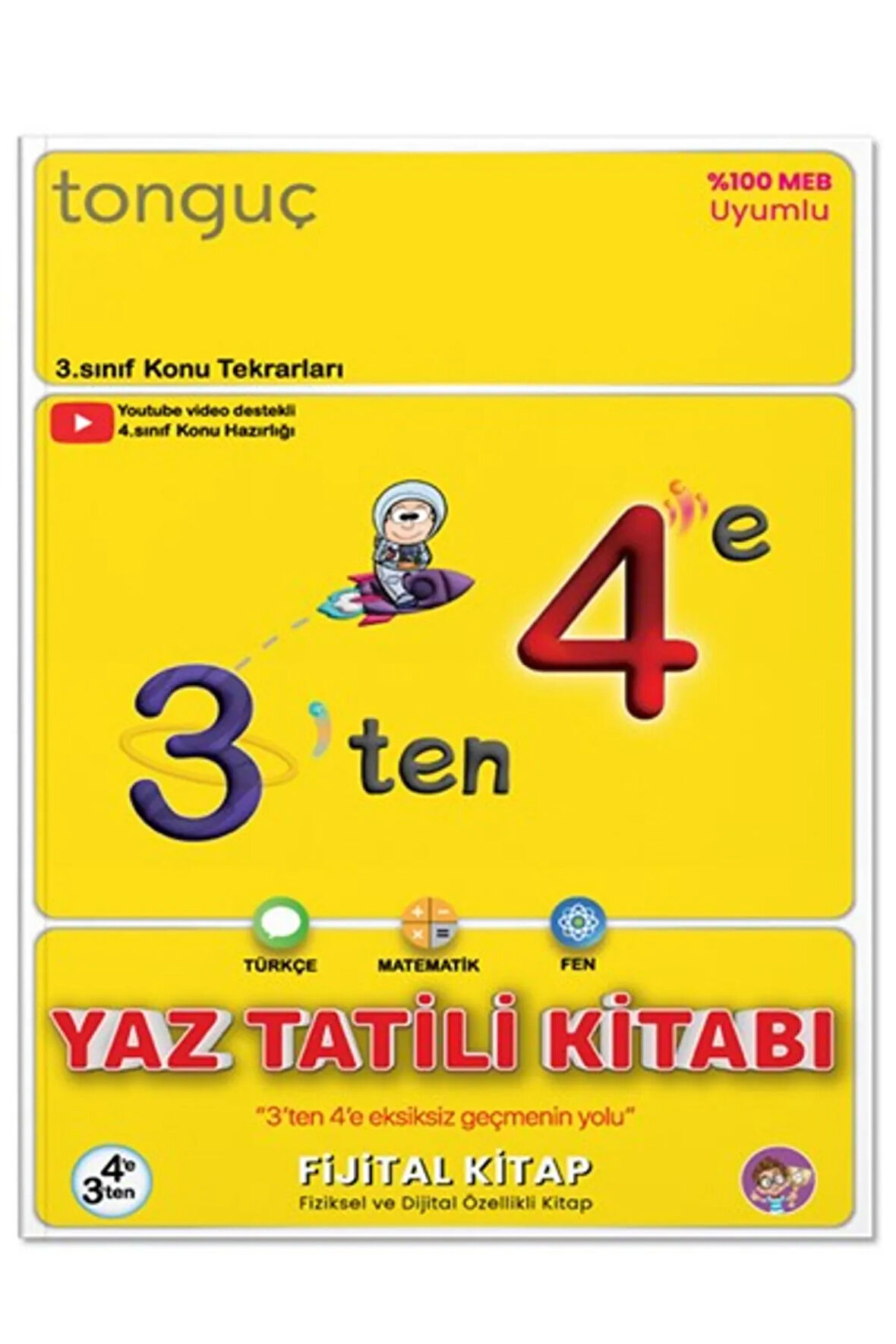 3'ten 4'e Hazırlık Kitabı - 3. Sınıf Konu Tekrarları