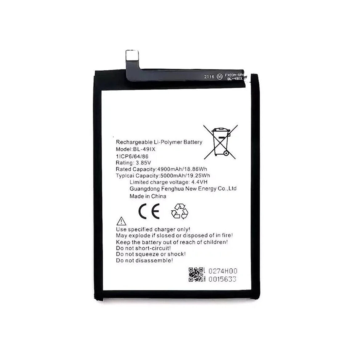 İnfinix Smart Hd (X612) BL-49IX Batarya Pil