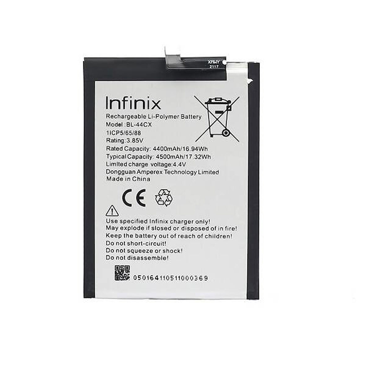 İnfinix Zero 8 Batarya Pil Bl-44cx Batarya Pil