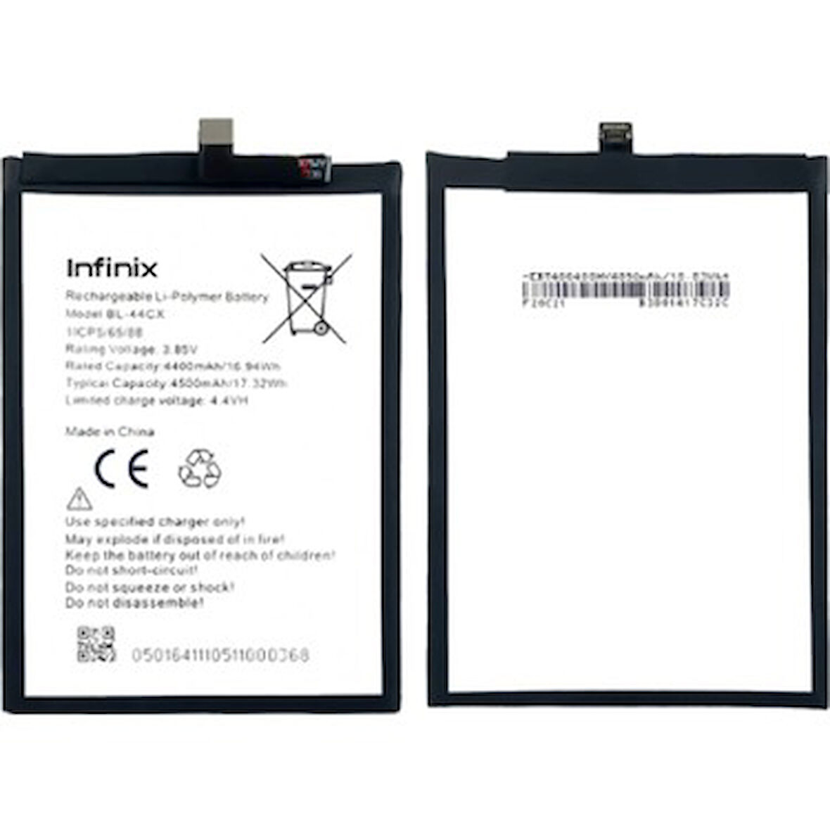 İnfinix Zero 8i Batarya Pil