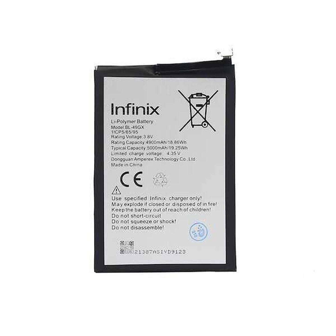 İnfinix Note 10 Batarya Pil Bl-49gx