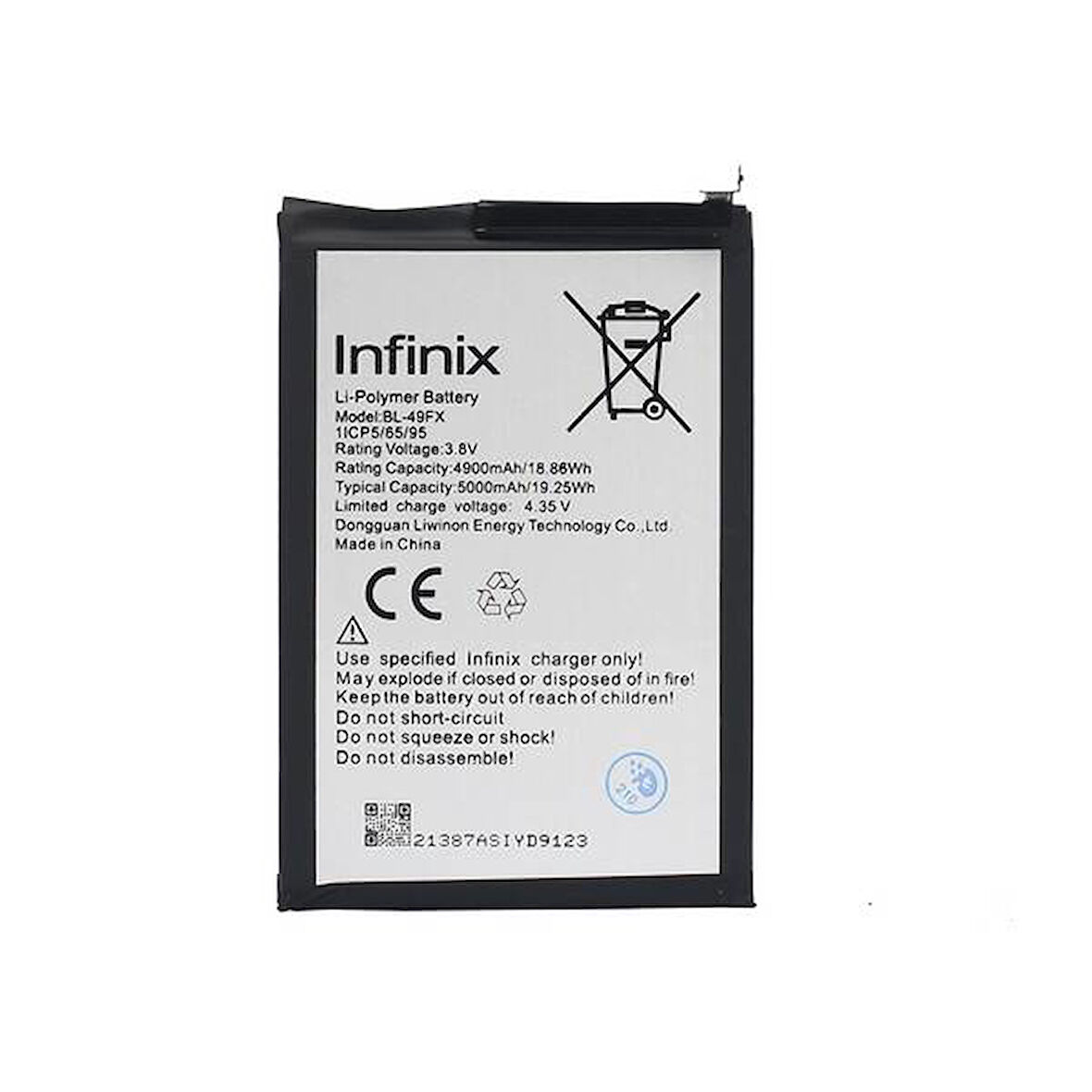 Infinix Hot 9 Pro Batarya Pil Bl-49fx