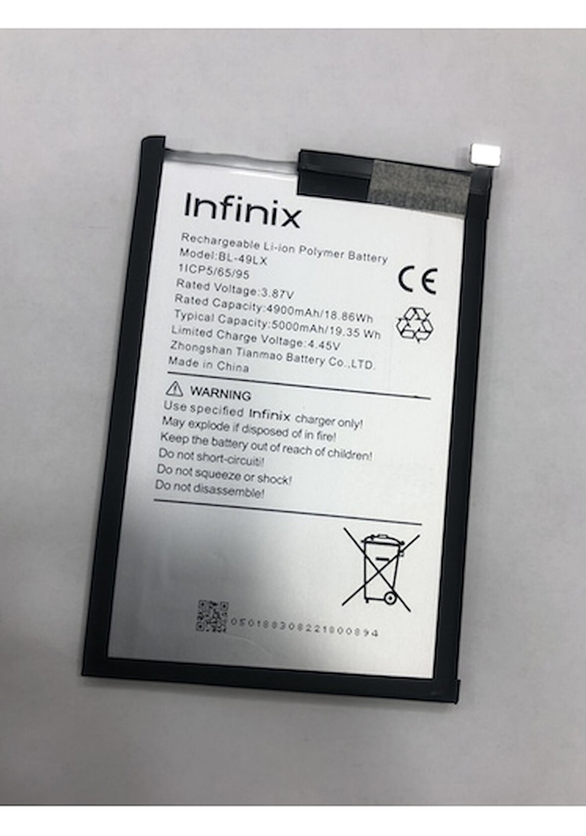 İnfinix Hot 20s Batarya Pil 5000 Mah 