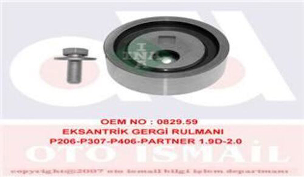 Ina 531078010 Eksantrik Gergi Rulmanı P206 306 307 406 607 Partner Berlıngo Jumpy Xsara Scudo Expert 1.9D 2.0Hdı