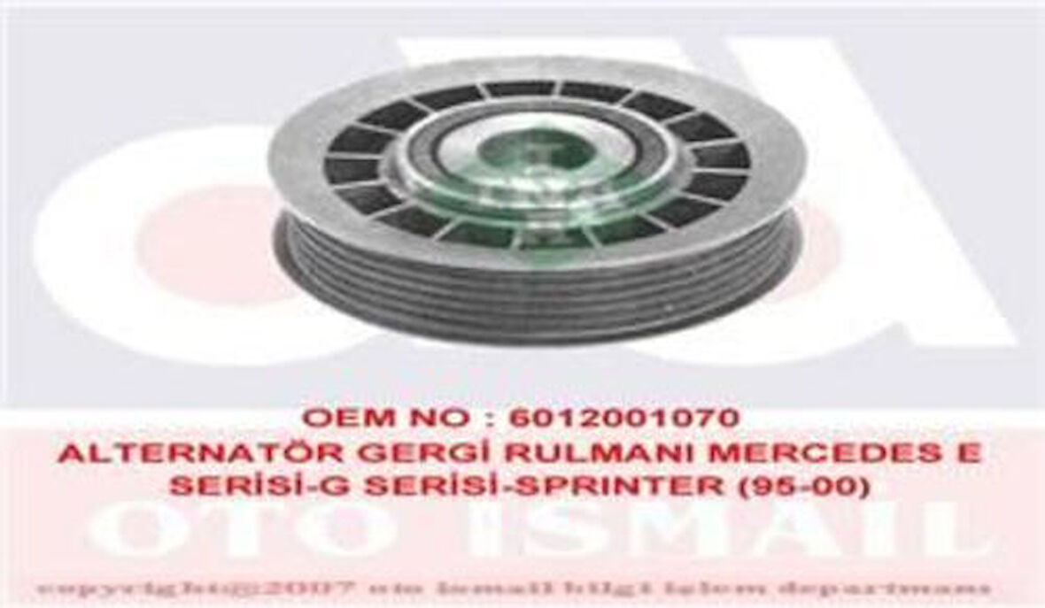 Ina 532002710 Kayış Gergi Rulmanı Kanallı W202 93>00 W124 93>95 W210 95>97 C140 92>99 R129 93>00