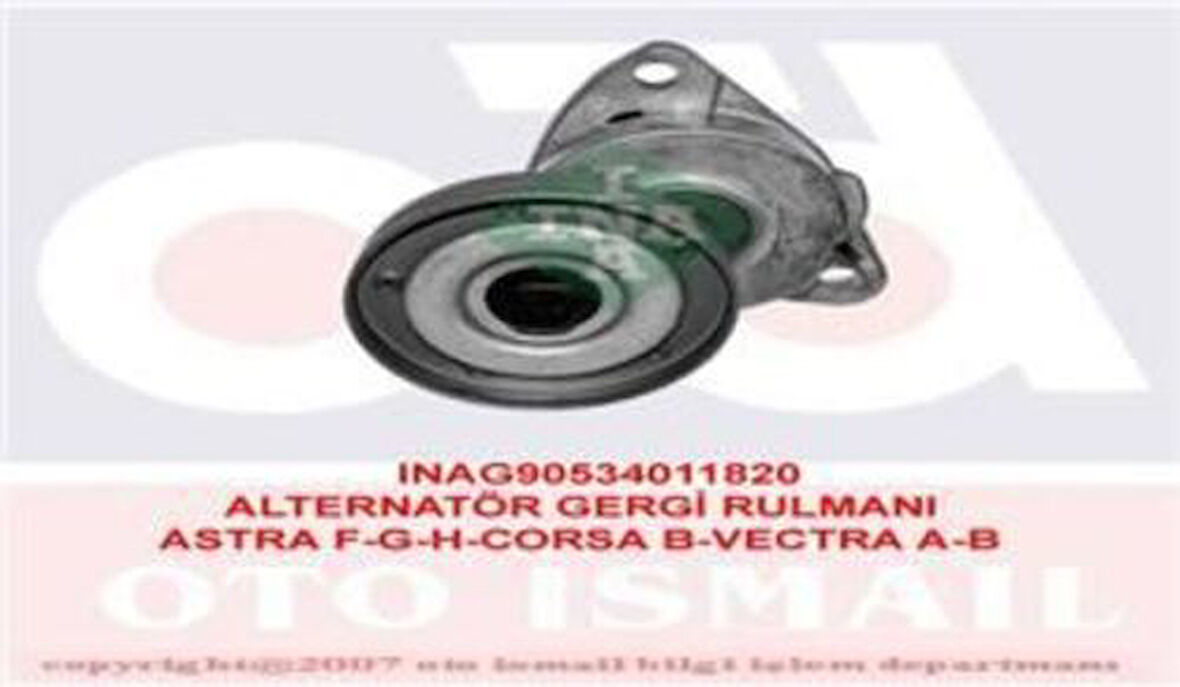 Ina 534011820 Alternatör Gergi Rulmanı Kutuklu Astra F G H Vectra A B Corsa B Combo Zafıra 1.4 1.6I 1.8I 2.0I 15