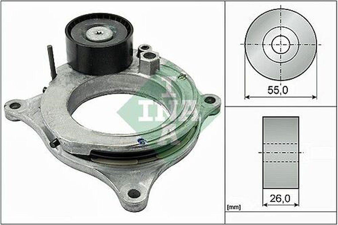 Ina 534059810 Kayış Gergi Rulmanı Kutuklu Bmw F20 F21 F30 F32 G30 G11 G00