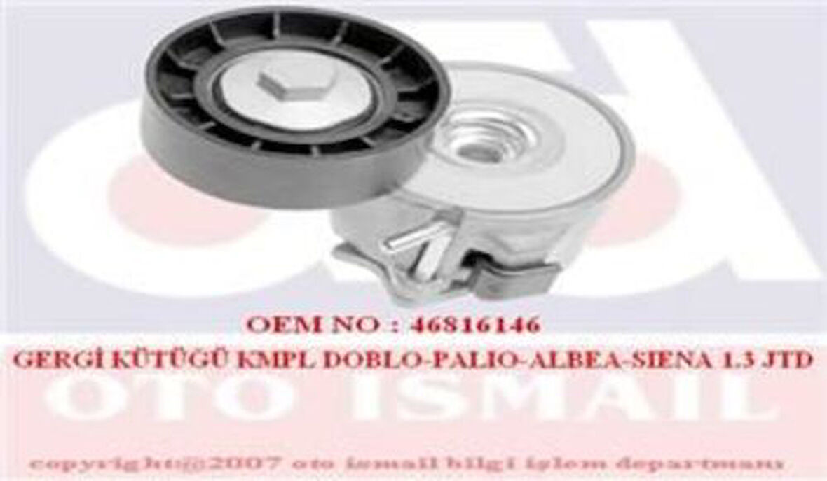 Ina 534060710 Alternatör V Kayış Gergi Rulmanı Kutuklu Doblo Palıo Albea Siena Fıorıno Nemo Bipper Punto Ford Ka 0
