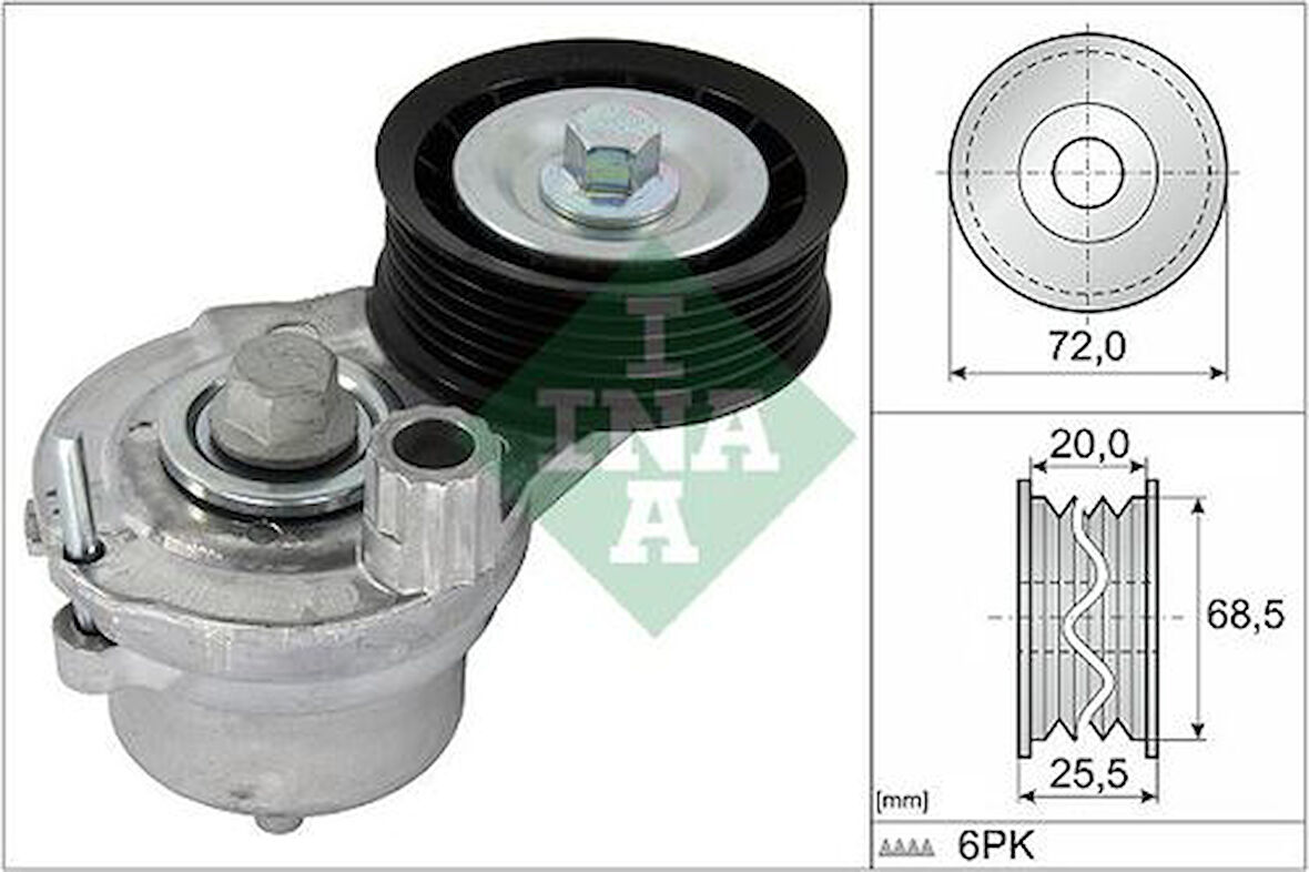 Ina 534070310 Alternatör Gergi Rulmanı Opel Antara 2.2 Cdtı 2.2 Cdtı 4×4 9